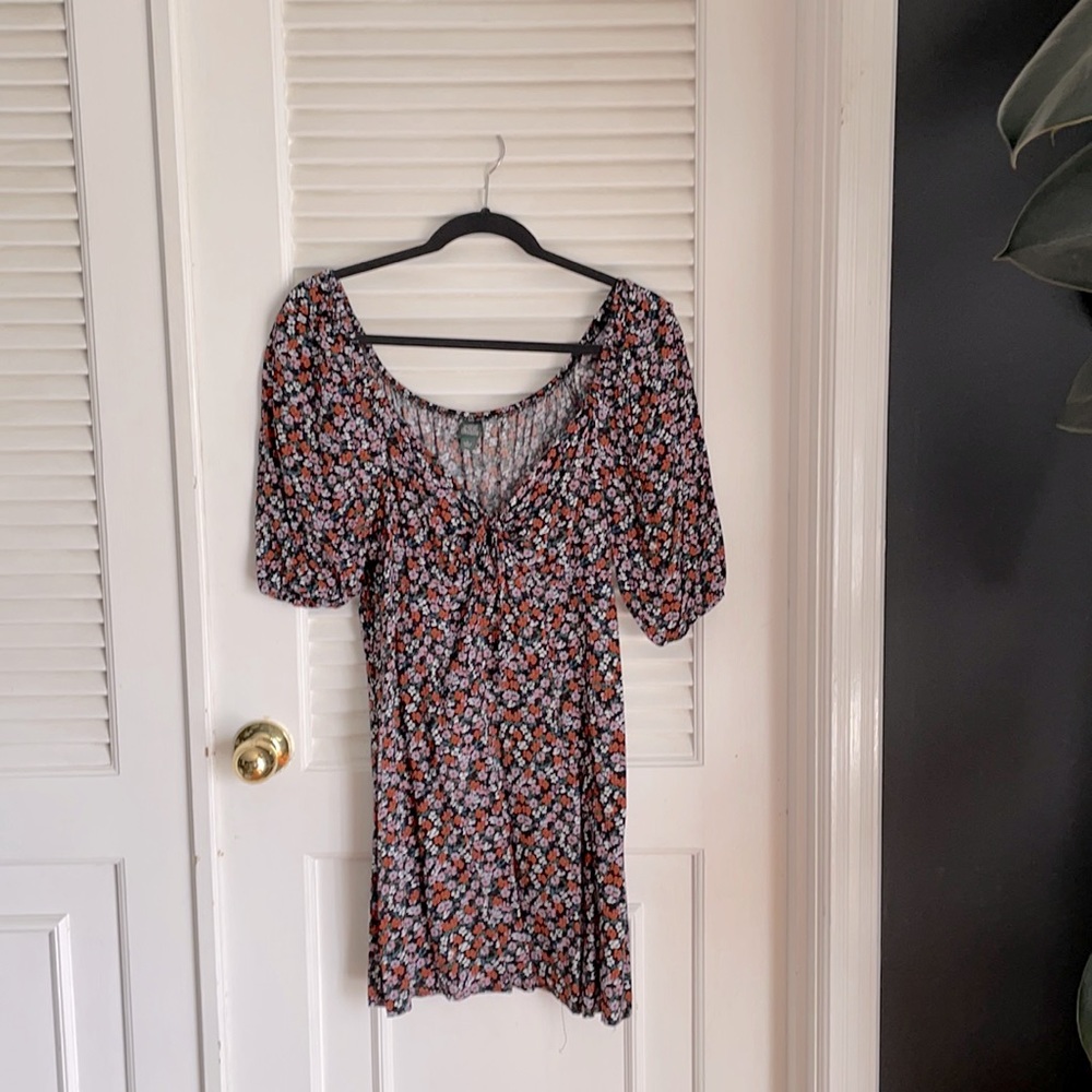 Wild Fable mini floral 3/4 sleeve dress